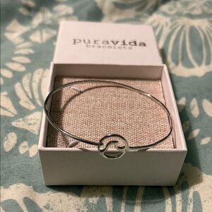 Pura Vida Coast Cuff Silver Bracelet